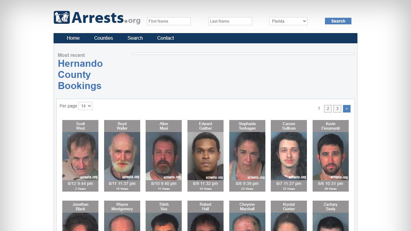 Hernando County Arrests and Inmate Search